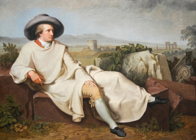 Johann Heinrich Wilhelm Tischbein - Goethe in der roemischen